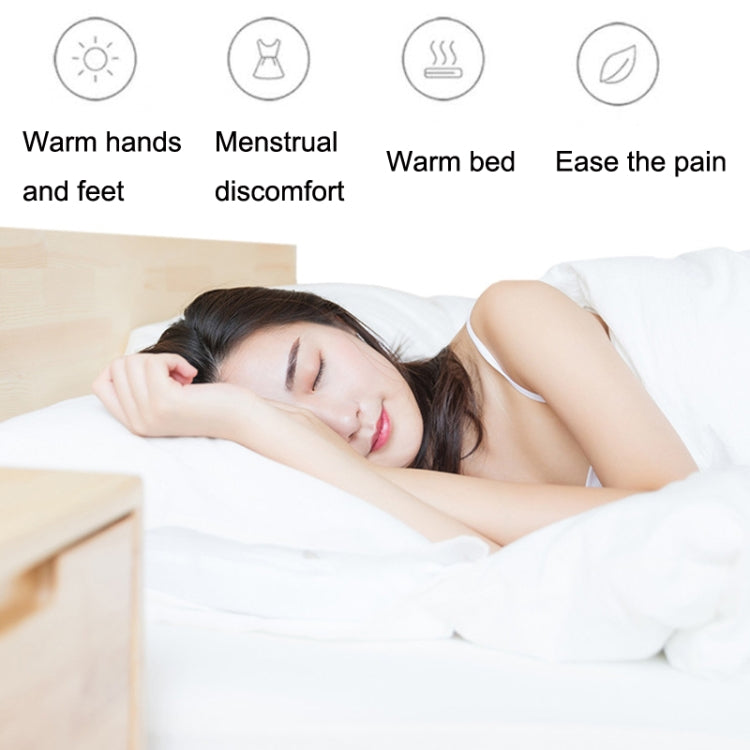 U-shaped PVC Hot Compress Shoulder And Neck Explosion-proof Water Injection Hot Water Bag(Blue + Lake Blue Crystal) - Hot Water Bags by PMC TechLife | Online Shopping South Africa | PMC TechLife | Buy Now Pay Later Mobicred