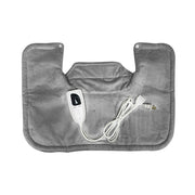 Electric Heated Thermal Shawl On The Back And The Neck EU Plug(Dark Gray)