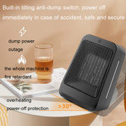 PTC Heating And Cooling Dual-purpose Heater, Style: Mechanical Model(UK Plug)
