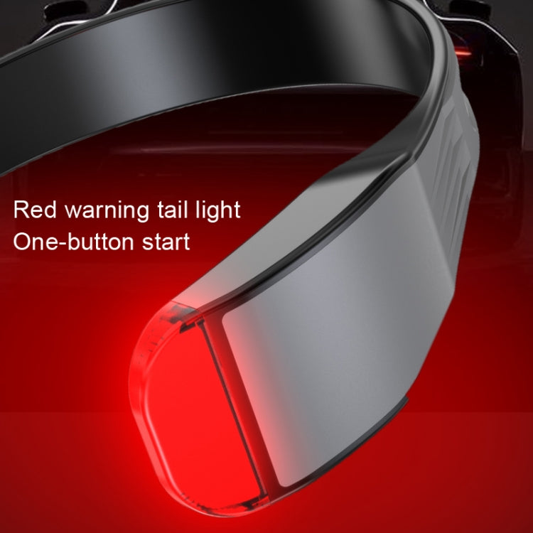COB Floodlight Headlights Glare Night Fishing Headlamp, Style: With White Tail Light (Black) - Headlamp by PMC Jewellery | Online Shopping South Africa | PMC Jewellery | Buy Now Pay Later Mobicred