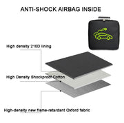 Car Charging Cable Storage Bag Carry Bag For Electric Vehicle Charger Plugs,Spec: Round Without Logo