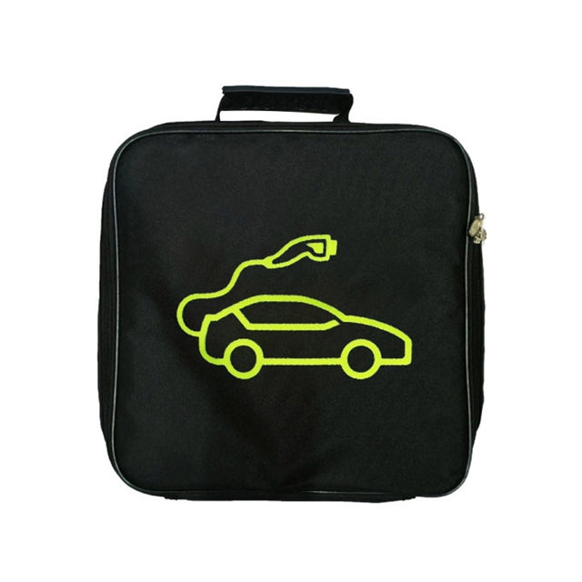 Car Charging Cable Storage Bag Carry Bag For Electric Vehicle Charger Plugs,Spec: Square With Logo