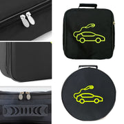 Car Charging Cable Storage Bag Carry Bag For Electric Vehicle Charger Plugs,Spec: Large Without Logo