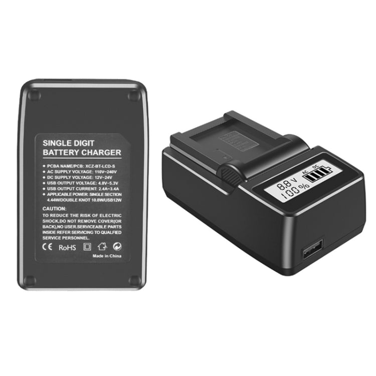 F550/F750/F970 LCD Single Charger Camera Battery Charger, EU Plug - Battery Wire Charger by PMC Jewellery | Online Shopping South Africa | PMC Jewellery | Buy Now Pay Later Mobicred