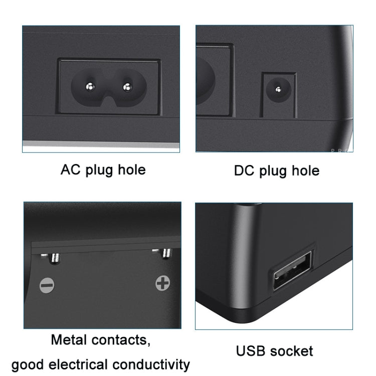 F550/F750/F970 LCD Single Charger Camera Battery Charger, EU Plug - Battery Wire Charger by PMC Jewellery | Online Shopping South Africa | PMC Jewellery | Buy Now Pay Later Mobicred