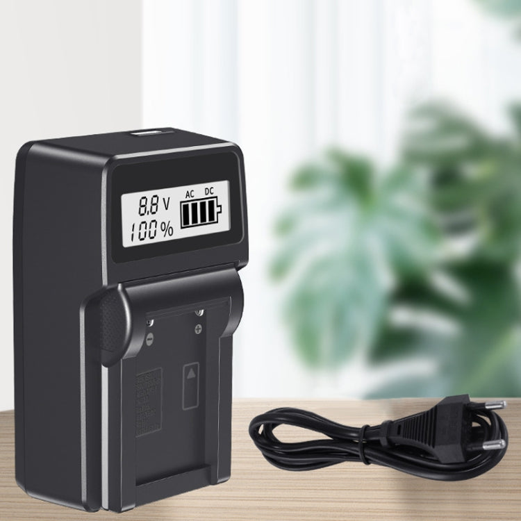 F550/F750/F970 LCD Single Charger Camera Battery Charger, EU Plug - Battery Wire Charger by PMC TechLife | Online Shopping South Africa | PMC TechLife | Buy Now Pay Later Mobicred