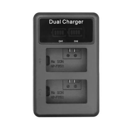 FW50 Vertical Dual Charge SLR Camera Battery Charger - free shipping - PMC Jewellery - Order now!