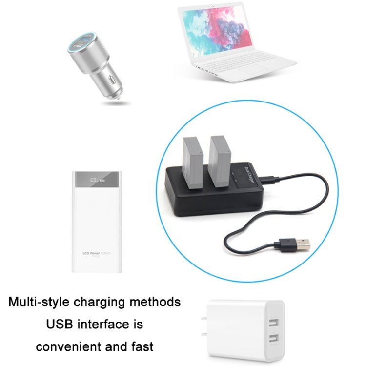 FW50 Vertical Dual Charge SLR Camera Battery Charger - free shipping - PMC Jewellery - Order now!