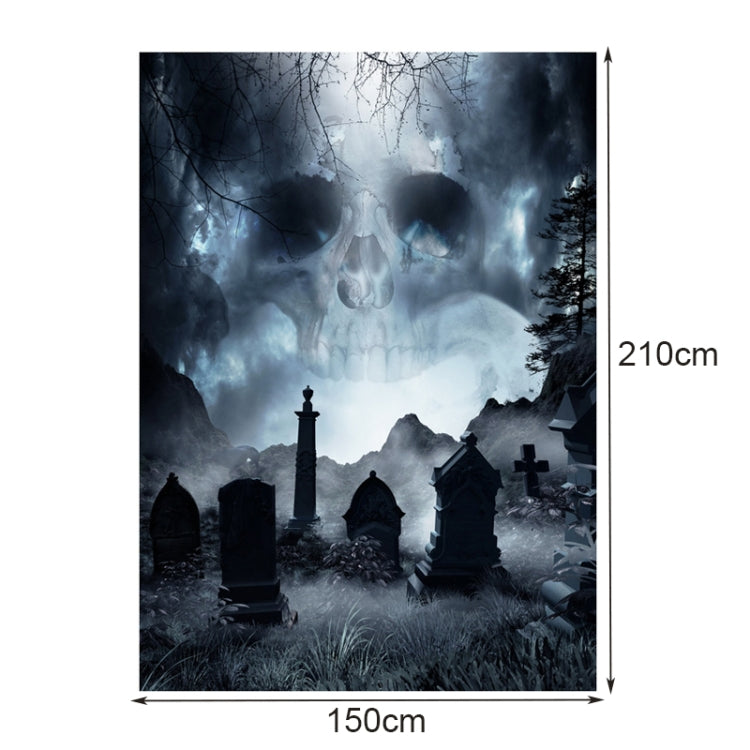 2.1m X 1.5m Halloween Photography Background Cloth Party Decoration Cloth