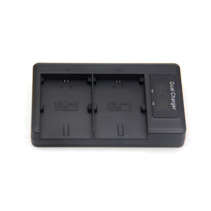 LP-E6 SLR Camera Vertical Dual Battery Charger - Battery USB Charger by PMC Jewellery | Online Shopping South Africa | PMC Jewellery | Buy Now Pay Later Mobicred