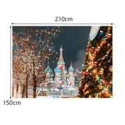 2.1m X 1.5m Christmas Photo Background Cloth Party Decoration Props(040)