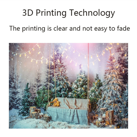 2.1m X 1.5m Christmas Photo Background Cloth Party Decoration Props(040)