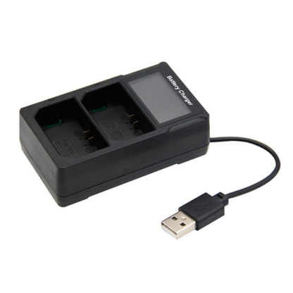 FZ100 USB LCD Screen Dual Charge Camera Battery Charger - Battery USB Charger by PMC Jewellery | Online Shopping South Africa | PMC Jewellery | Buy Now Pay Later Mobicred