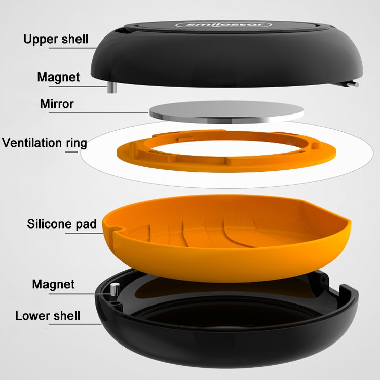 Smilestar Orthodontic Retainer Braces Box Denture Storage Box(White) - Dental Tools by Smilestar | Online Shopping South Africa | PMC TechLife | Buy Now Pay Later Mobicred