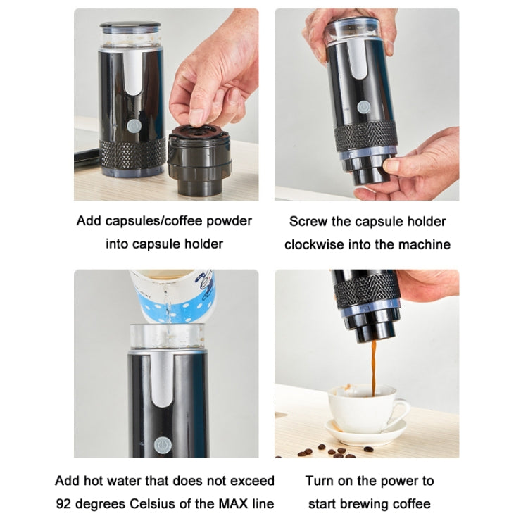 Fully Automatic Portable Wireless Coffee Machine(Black) - free shipping - PMC Jewellery - Order now!