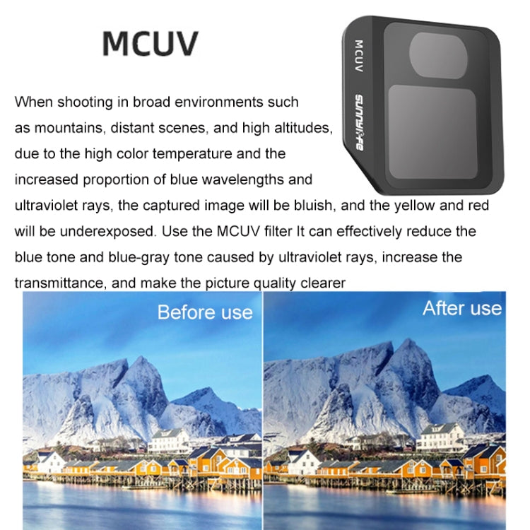 Sunnylife M3-FI330 For Mavic 3 Filter, Style: MCUV - Lens Filter by Sunnylife | Online Shopping South Africa | PMC TechLife | Buy Now Pay Later Mobicred