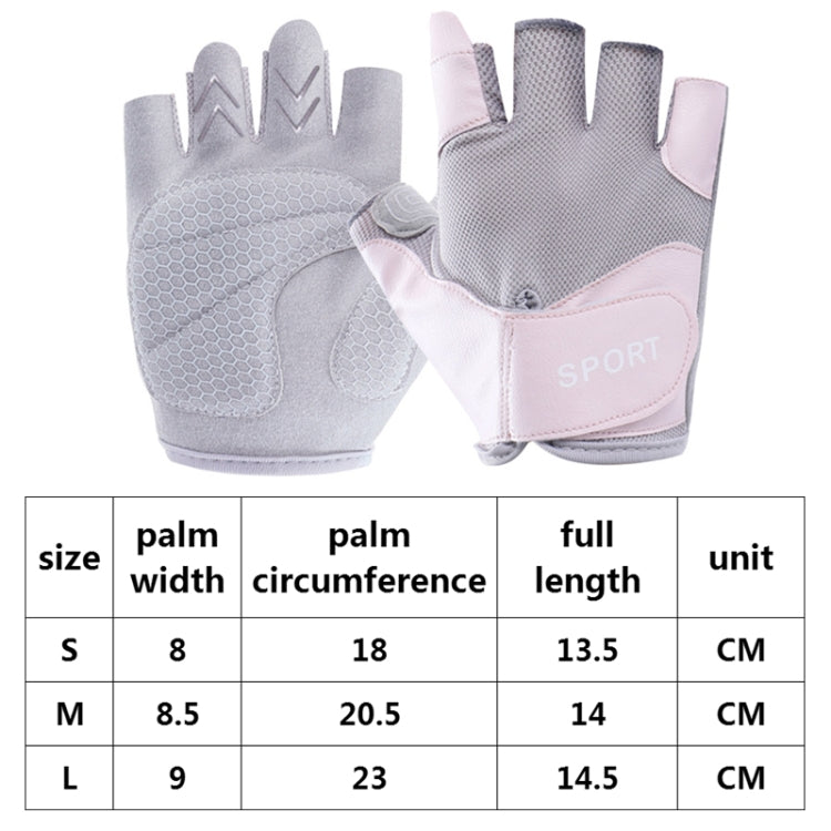 HF008 Outdoor Riding Non-slip Rock Climbing Sports Iron Jump Rope Gloves, Size: S(Monet Pink) - Safety Gloves by PMC TechLife | Online Shopping South Africa | PMC TechLife | Buy Now Pay Later Mobicred