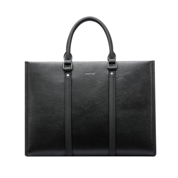 Bopai 11-98711 Multifunctional Business Water-resistant Wearable Laptop Handbag(Black)