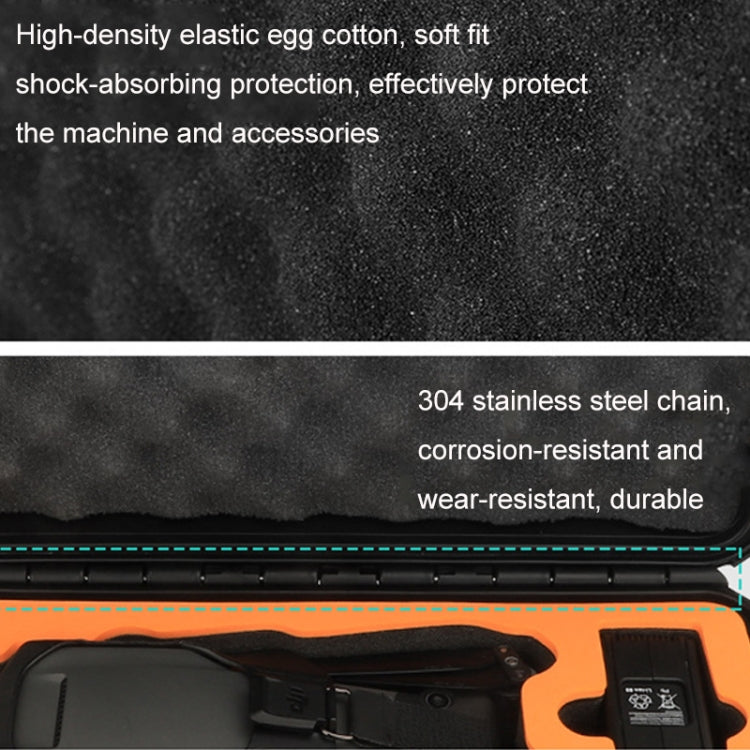 Sunnylife AQX-5 For Mavic 3 Waterproof Safety Box Outdoor Drop Resistant Suitcase(Black) - free shipping - PMC TechLife - Order now!