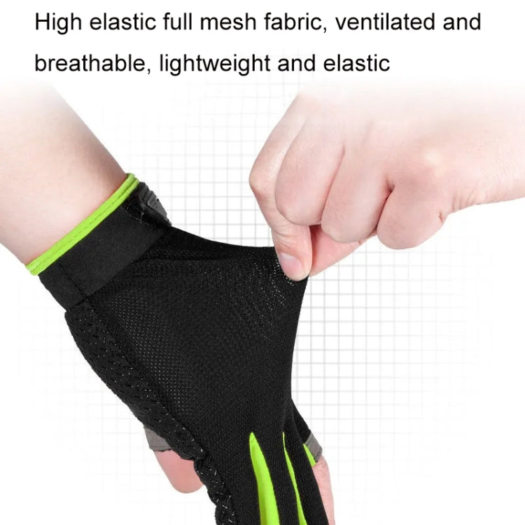 1 Pair QX0008 Outdoor Sunscreen Non-Slip Exposed Two-Finger Fishing Gloves, Size: Free Size(Fluorescent Green) - Safety Gloves by PMC TechLife | Online Shopping South Africa | PMC TechLife