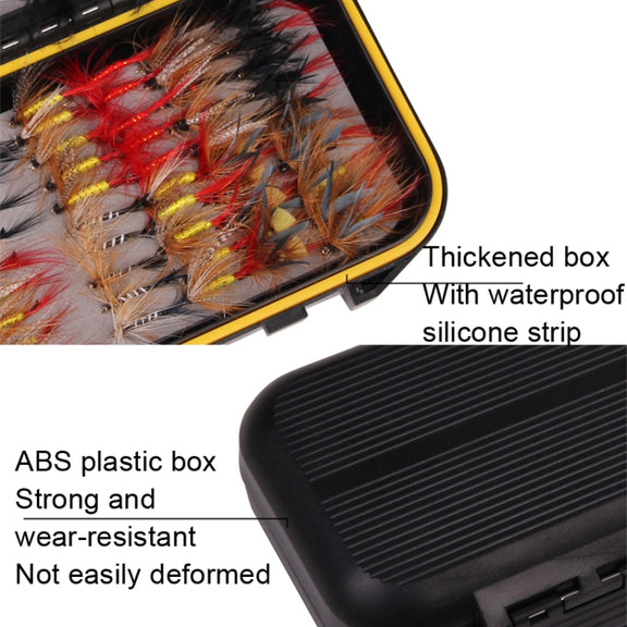 72 PCS / Set Bionic Fly Hook Lure Bait Hook Fishing Gear
