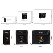 For Mavic 3 Sunnylife M3-DC105 2 In 1 Batteries Safe Storage Explosion-proof Bags
