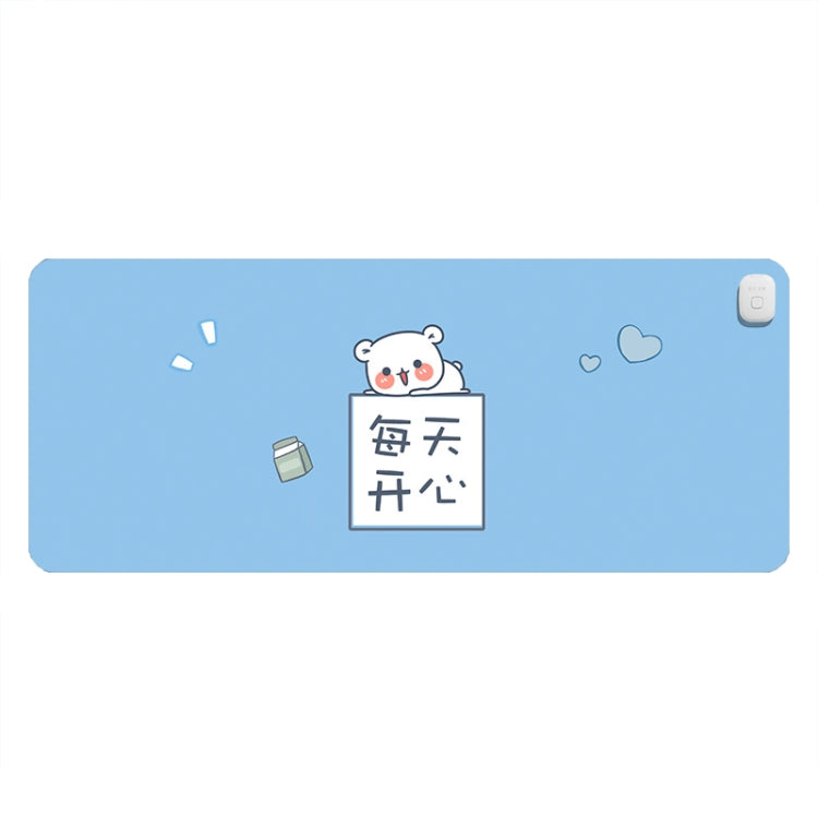 Intelligent Timing Heating Waterproof Warm Mouse Pad CN Plug, Size: 60x36cm(Happy Daily) - Mouse Pads by PMC TechLife | Online Shopping South Africa | PMC TechLife | Buy Now Pay Later Mobicred