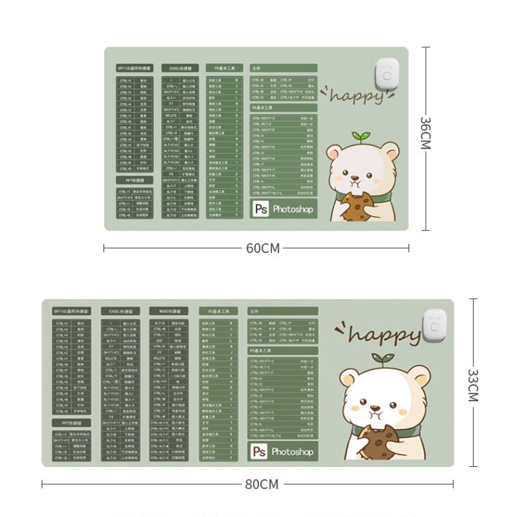 Intelligent Timing Heating Water-resistant Warm Mouse Pad CN Plug, Size: 60x36cm(Astronaut)