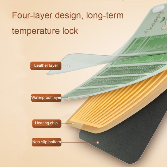 Intelligent Timing Heating Water-resistant Warm Mouse Pad CN Plug, Size: 60x36cm(Astronaut)