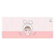 Intelligent Timing Heating Water-resistant Warm Mouse Pad CN Plug, Size: 80x33cm(Selfie Girl)