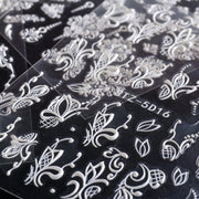 5D Three-dimensional Carved Nail Art Stickers Rose Pattern Embossed Nail Stickers(Stz-5D15)