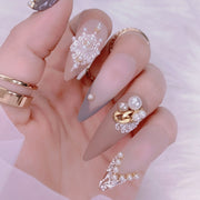 5D Three-dimensional Carved Nail Art Stickers Rose Pattern Embossed Nail Stickers(Stz-5D15)