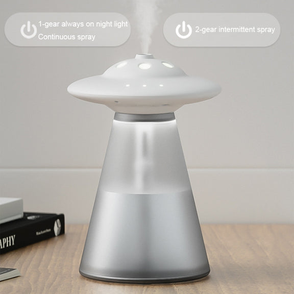FX-041 USB Charging UFO Shape Night Light Humidifier(Light Blue)