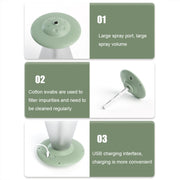 FX-041 USB Charging UFO Shape Night Light Humidifier(Light Blue)