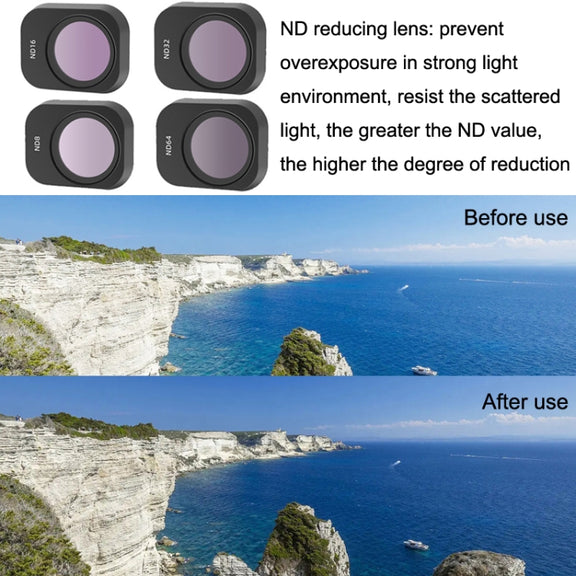 JSR For Mini 3 Pro Camera Filters, Style: DB ND8