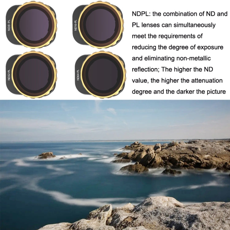 JSR For Mini 3 Pro Camera Filters, Style: ZG ND16PL - free shipping - PMC TechLife - Order now!
