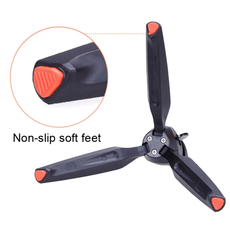 YUNTENG 228 Mini Tripod Camera Desktop Live Bracket Mobile Phone Selfie Frame(Black) - free shipping - PMC Jewellery - Order now!
