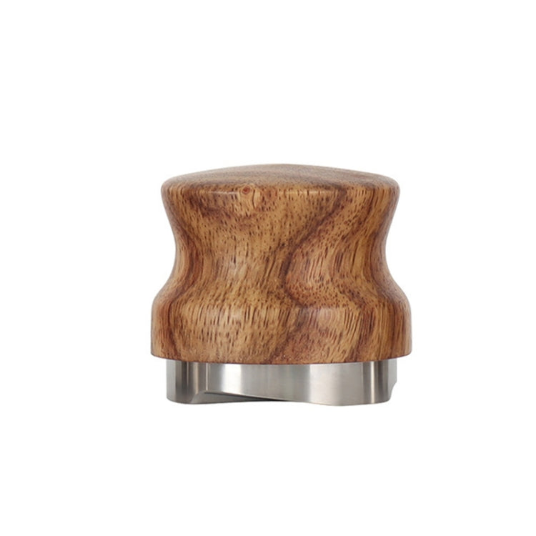 51 mm Pear Wood Stainless Steel Coffee Compressor - free shipping - PMC TechLife - Order now!