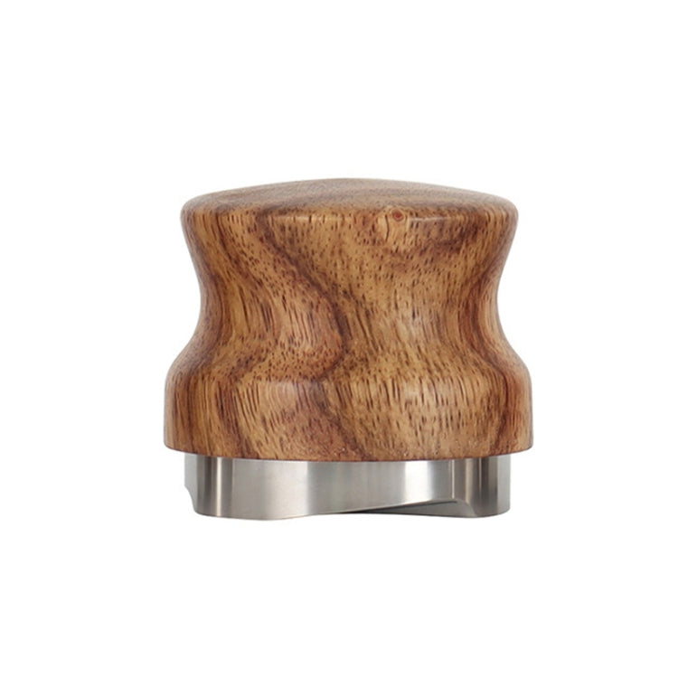 58 mm Pear Wood Stainless Steel Coffee Compressor - free shipping - PMC TechLife - Order now!