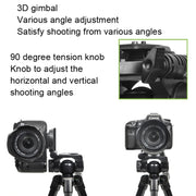 YUNTENG 696 SLR Tripod General Mobile Phone Stand(Black)