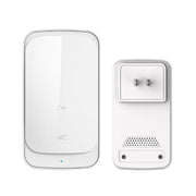 C03 1 For 1 Home Wireless IP44 Water-resistant Touch Sensor Doorbell(US Plug White)