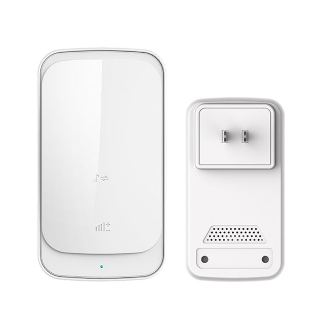 C03 1 For 1 Home Wireless IP44 Water-resistant Touch Sensor Doorbell(US Plug White)