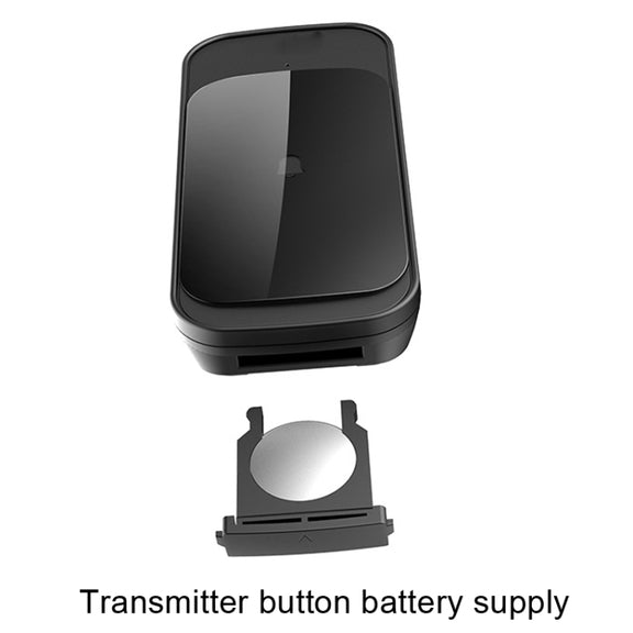 C03 1 For 1 Home Wireless IP44 Water-resistant Touch Sensor Doorbell(US Plug White)