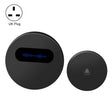 T10-1 1 For 1 Lighting Self-Power Generation Wireless Intelligent Doorbell(UK Plug Black) - Wireless Doorbell by PMc TechLife | Online Shopping South Africa | PMc TechLife | Buy Now Pay Later Mobicred