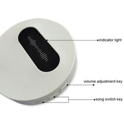 T10-1 1 For 1 Lighting Self-Power Generation Wireless Intelligent Doorbell(UK Plug White)