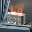 350ml Simulated Flame Aromatherapy Humidifier With Timing Function(Silver) - free shipping - PMC TechLife - Order now!