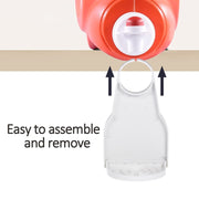 Foldable Laundry Detergent Drip Catcher Tray Cup Holder Soap Dispenser Gadget(Red)