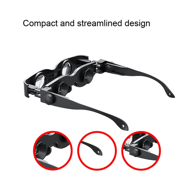 DM0125 3X Fishing Binoculars Adjustable Focus Glass Type Binoculars Hardcover - free shipping - PMC Jewellery - Order now!