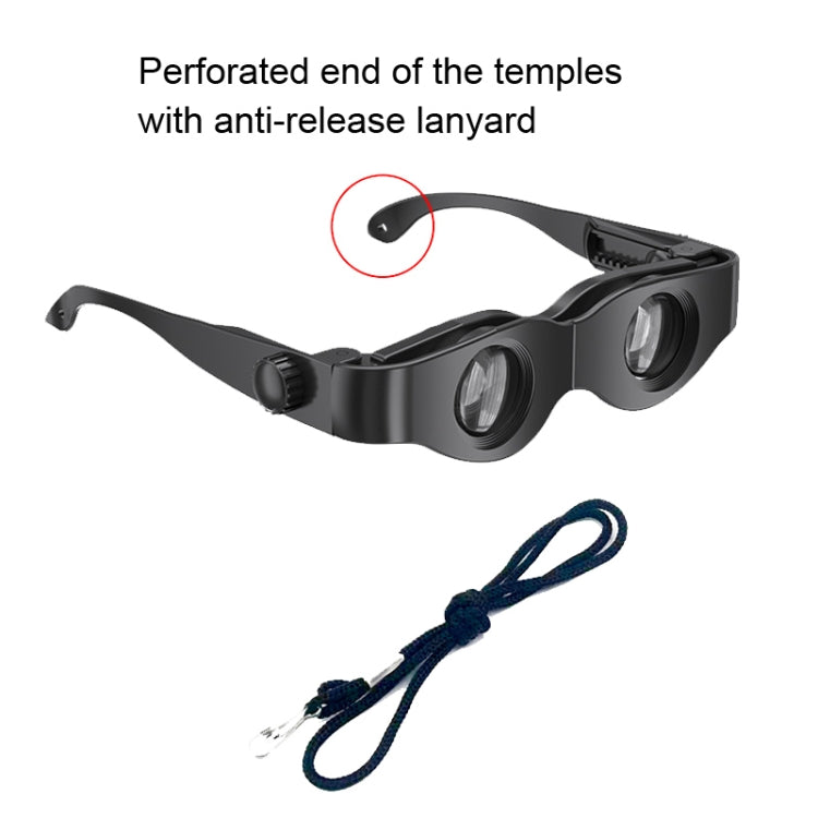 DM0125 3X Fishing Binoculars Adjustable Focus Glass Type Binoculars Hardcover - free shipping - PMC TechLife - Order now!