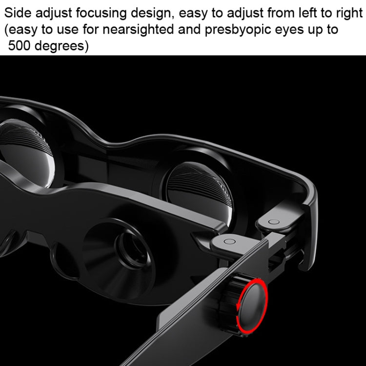 DM0125 3X Fishing Binoculars Adjustable Focus Glass Type Binoculars Hardcover - free shipping - PMC Jewellery - Order now!